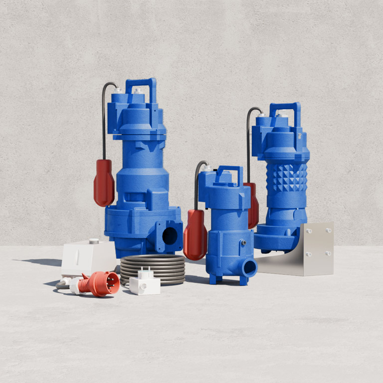 Urin- och lakvattenpump
